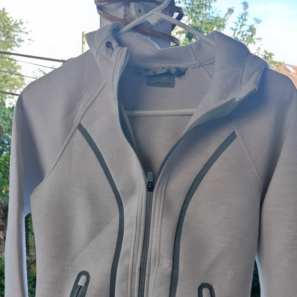 Athleta Light Gray Utility Jacket - image 3